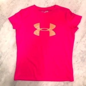 Under Armour Logo Shirt Sz Youth SM